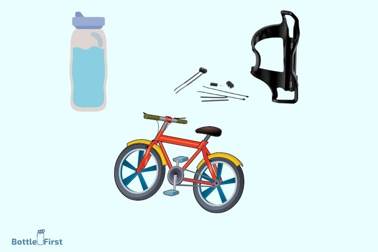 how to attach a water bottle to a bike