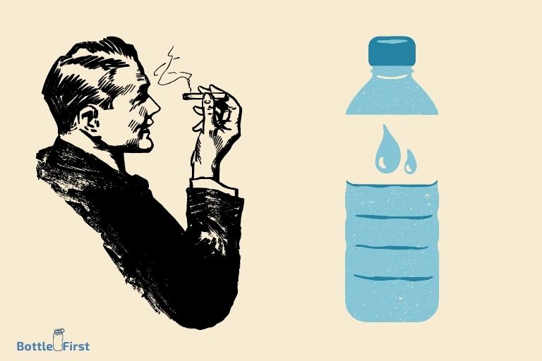 how to blow smoke out of a water bottle