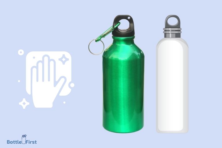 how to clean aluminum water bottle