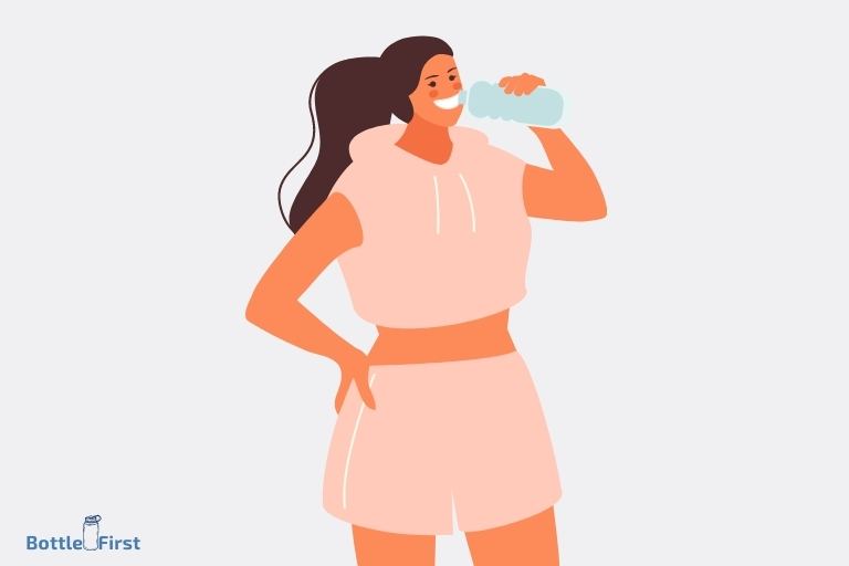 how to drink from a water bottle