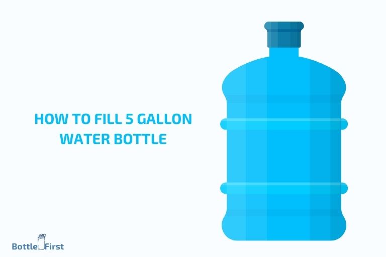 how to fill gallon water bottle