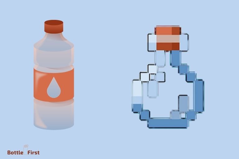 how to make a water bottle minecraft