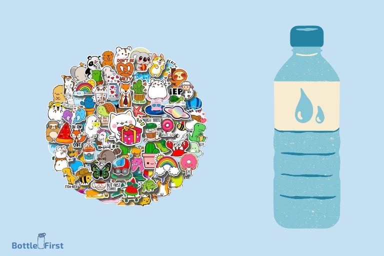 how to make waterproof stickers for water bottles
