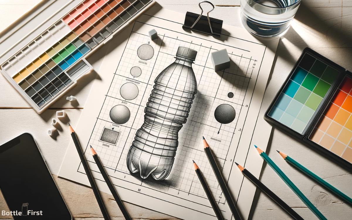 How to Draw a Water Bottle Realistic
