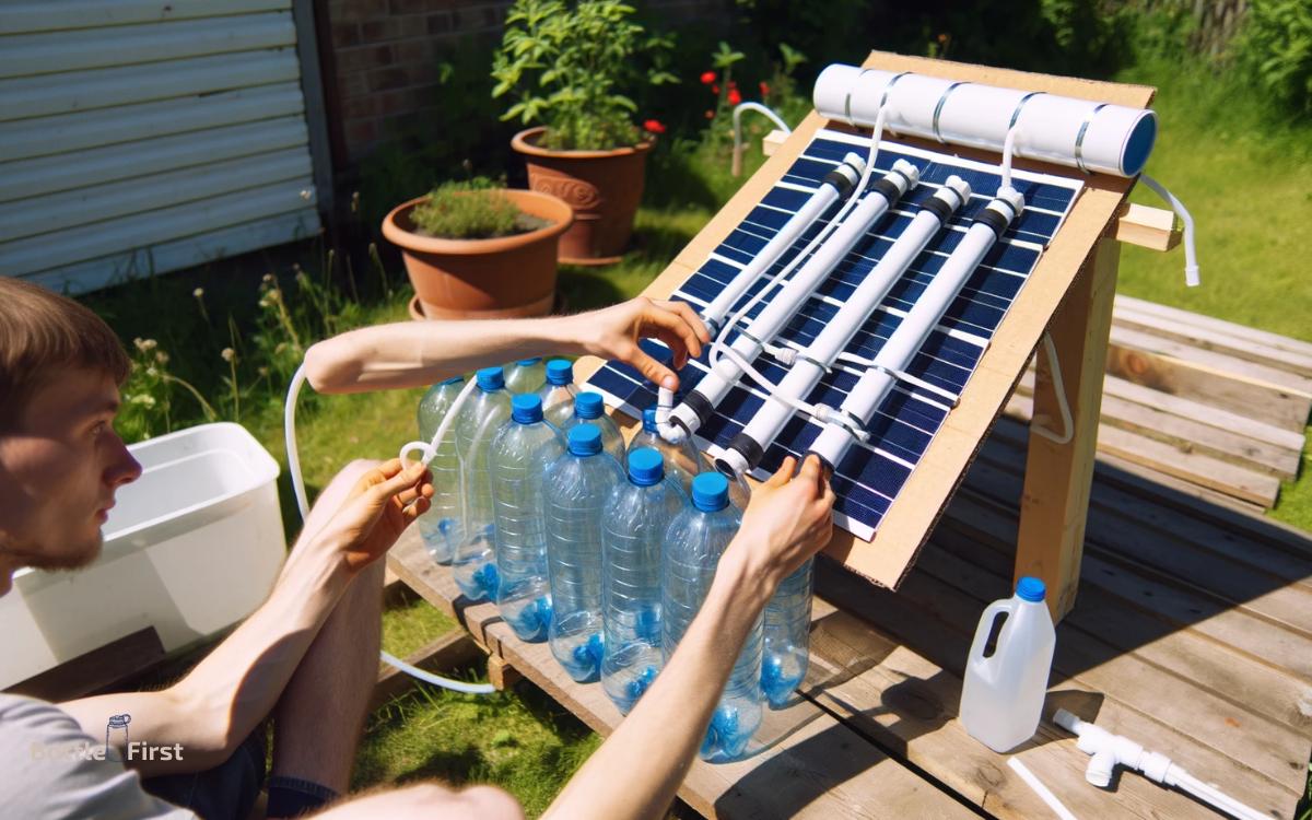 Assembling the Solar Water Heater