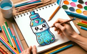 How to Draw a Cute Water Bottle? 6 Easy Steps!