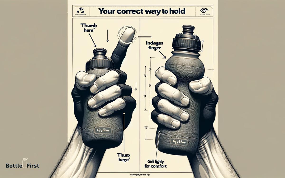How to Hold Nathan Water Bottle