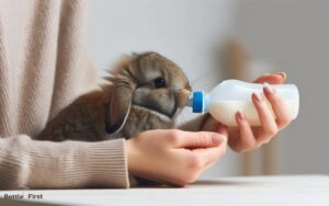 How to Teach Bunny to Drink from Water Bottle
