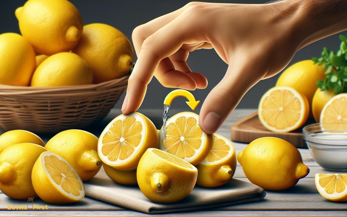 Step Choose Fresh Lemons