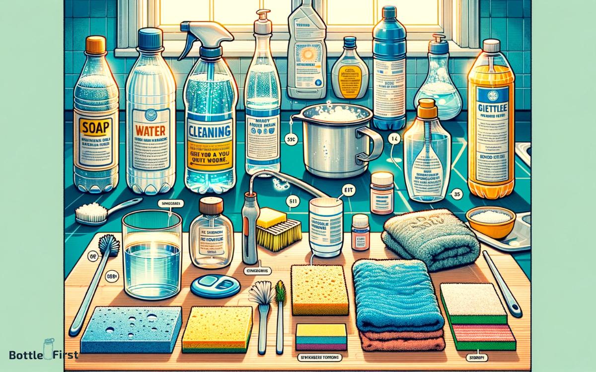 Step Gather Cleaning Supplies