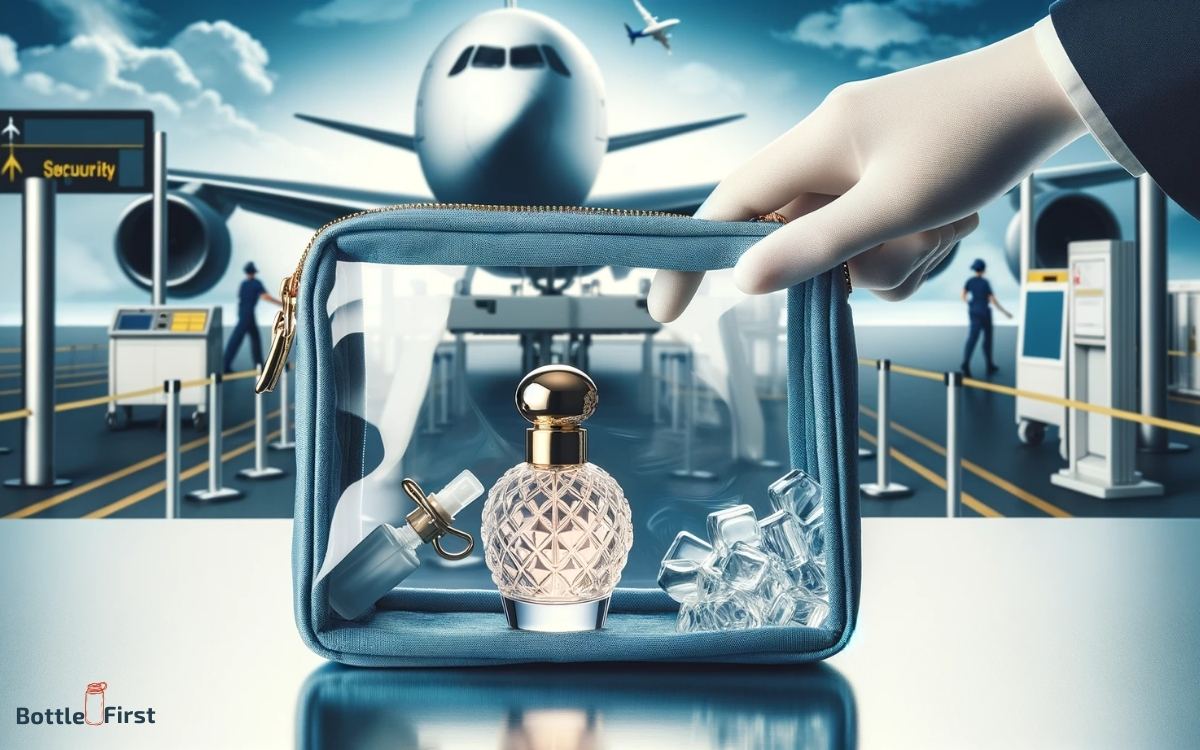 can i take a glass perfume bottle on a plane