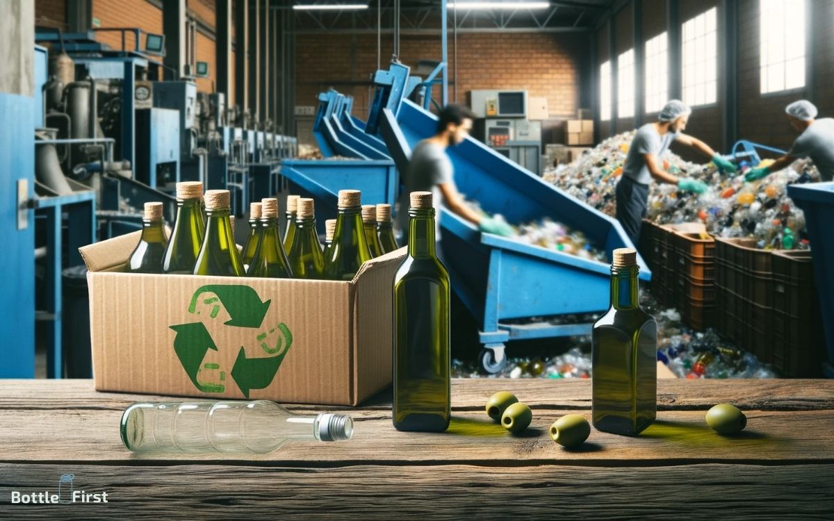 can you recycle glass olive oil bottles