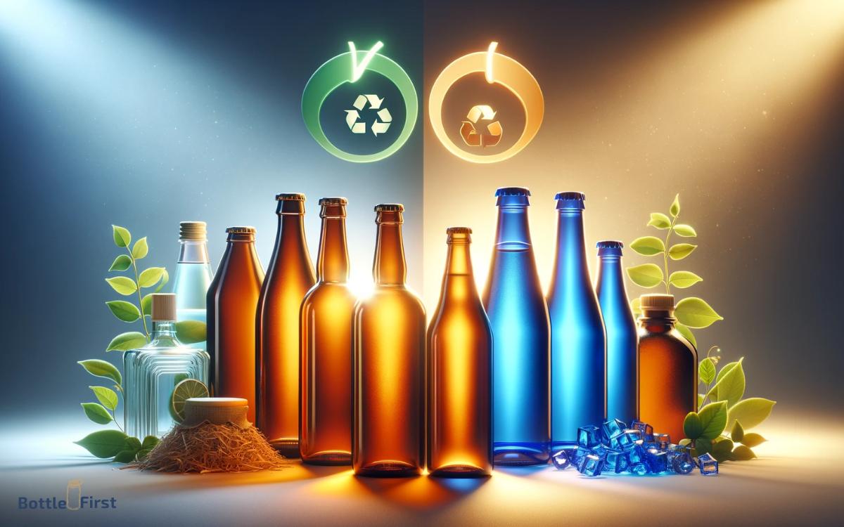 Amber Vs Blue Glass Bottles