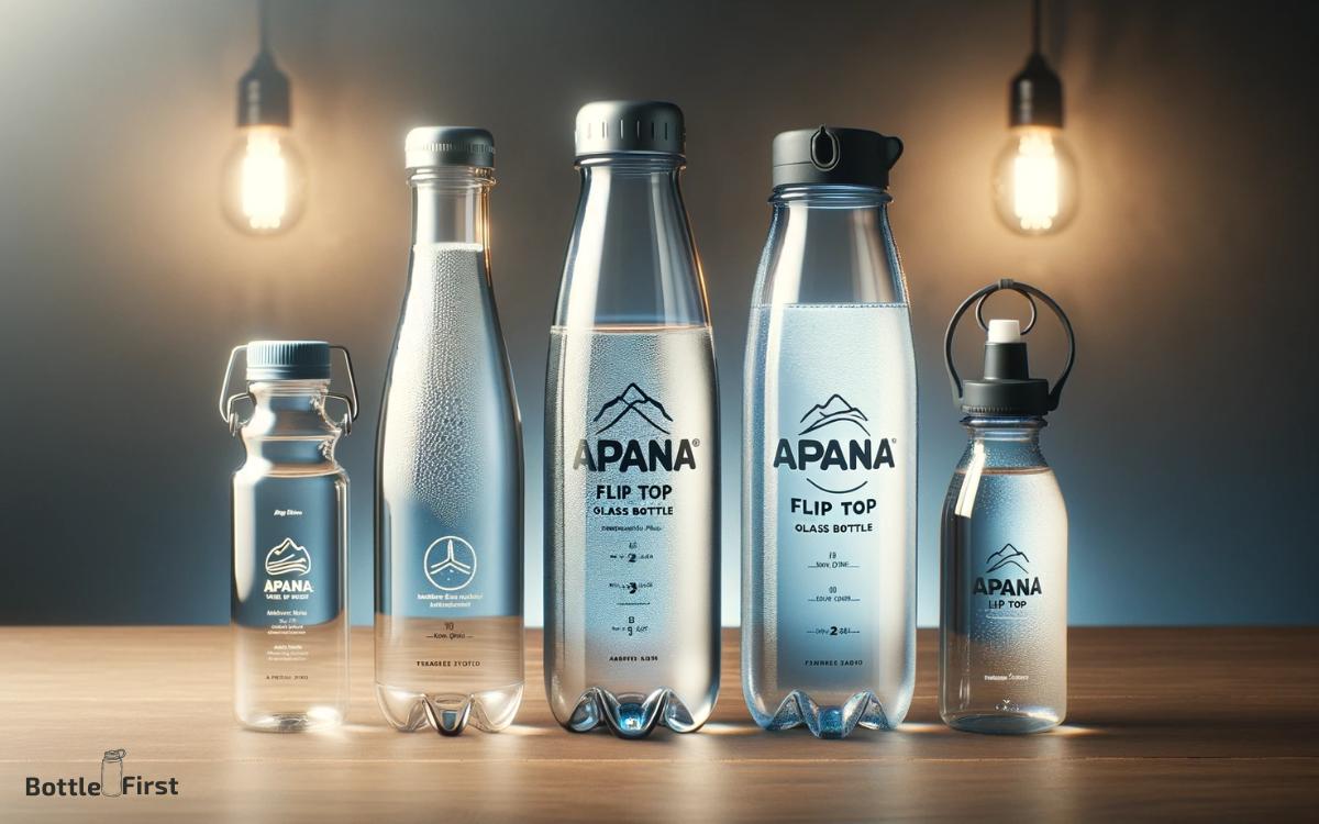 Apana Flip Top Glass Water Bottle Vs. Traditional Plastic Bottles