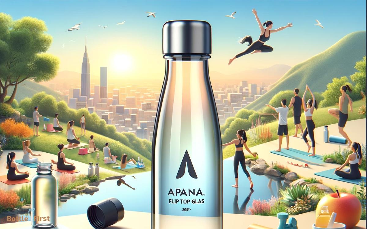 Benefits of the Apana Flip Top Glass Water Bottle