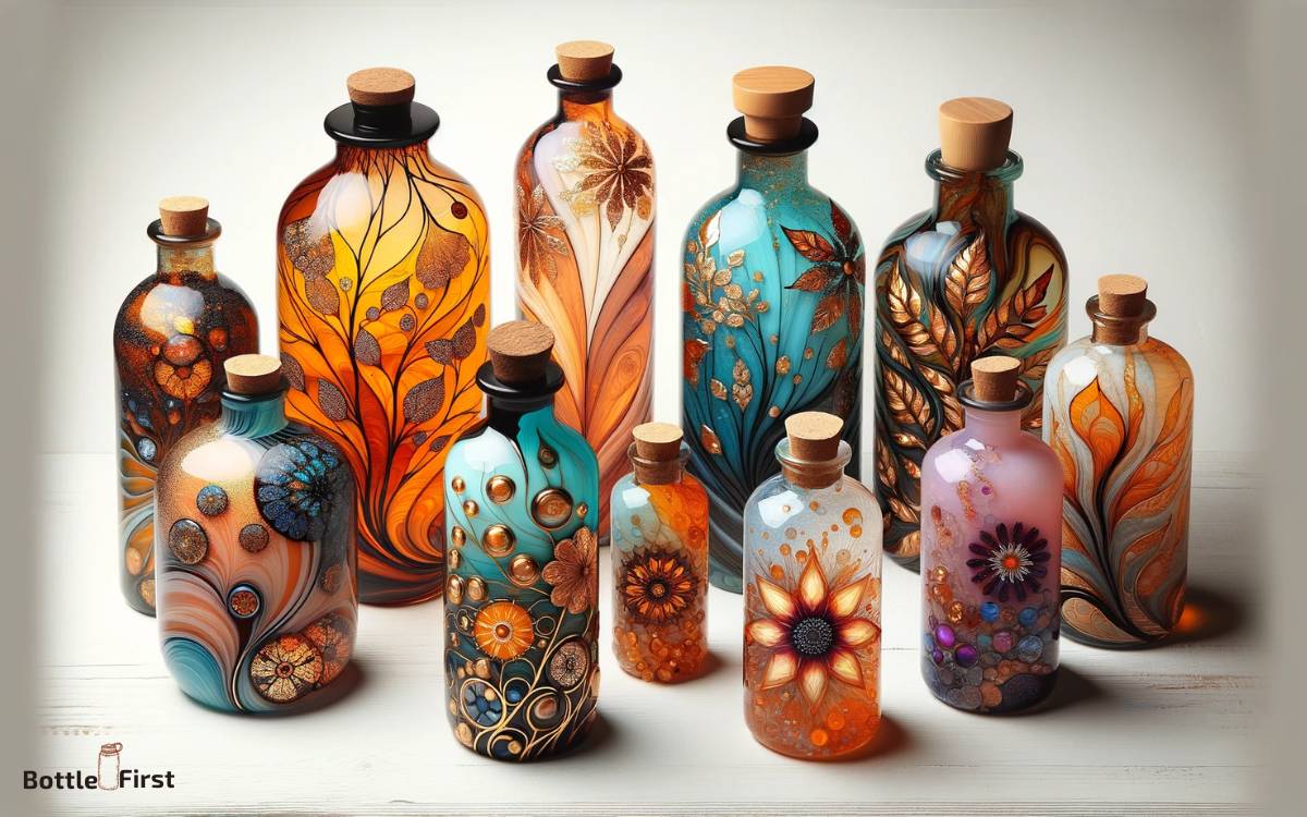 Creative Ideas for Resin Enhanced Glass Bottles