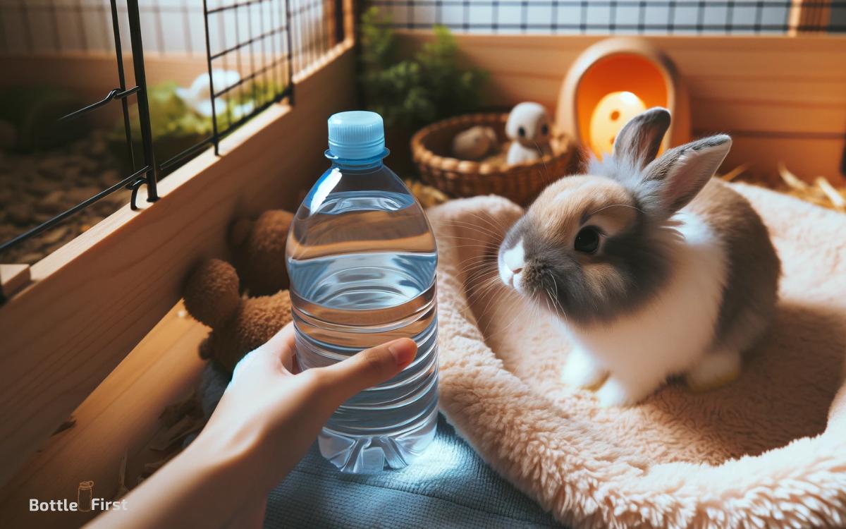 Encouraging Your Bunny to Approach the Water Bottle