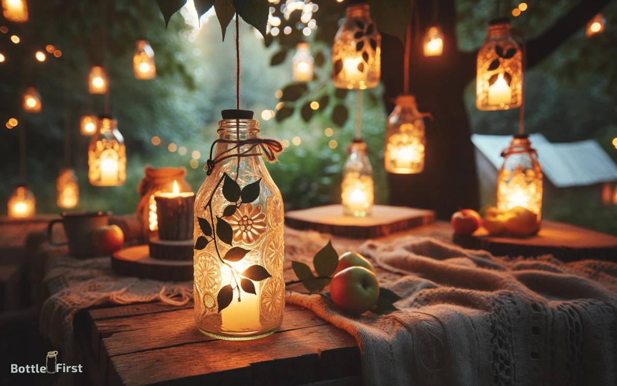 Glass Bottle Lanterns