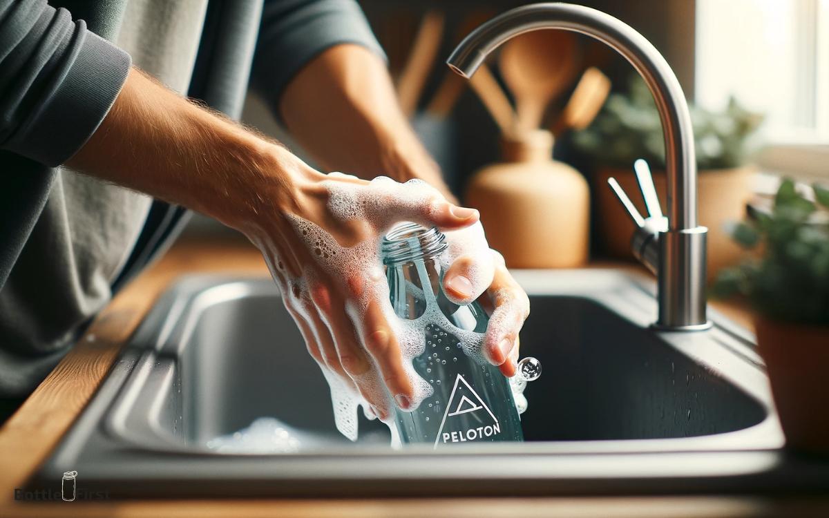 Handwashing Your Peloton Glass Water Bottle