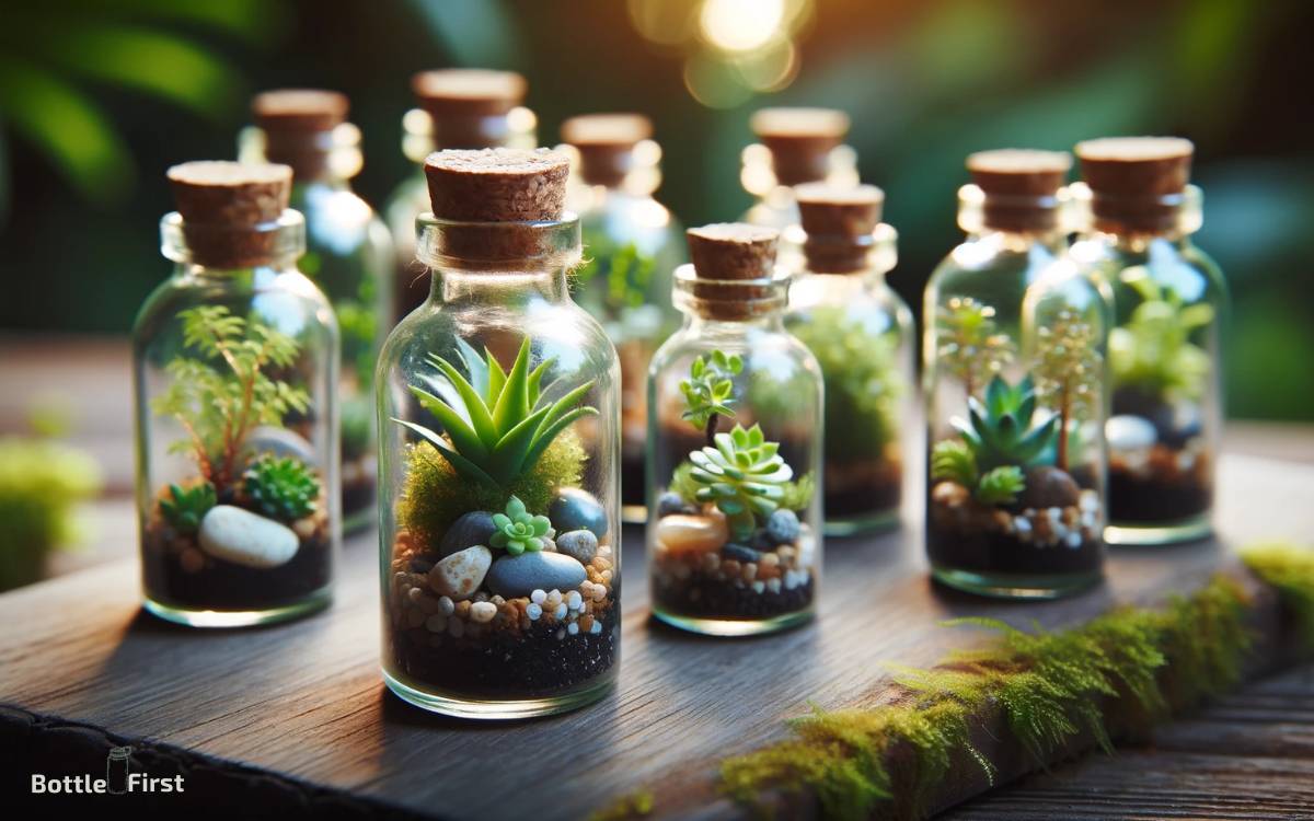 Mini Bottle Terrariums