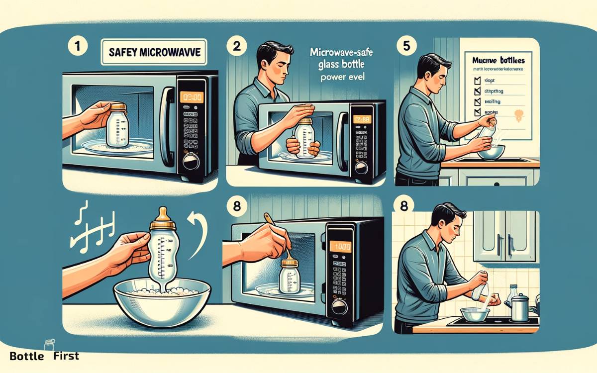Steps for Safely Microwaving Glass Baby Bottles