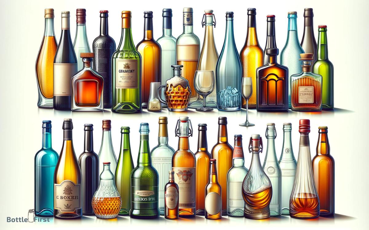 Types of Glass Alcohol Bottles