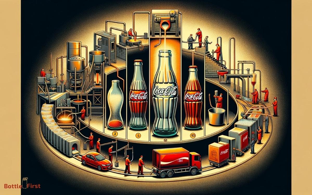 coca cola glass bottle manufacturing process