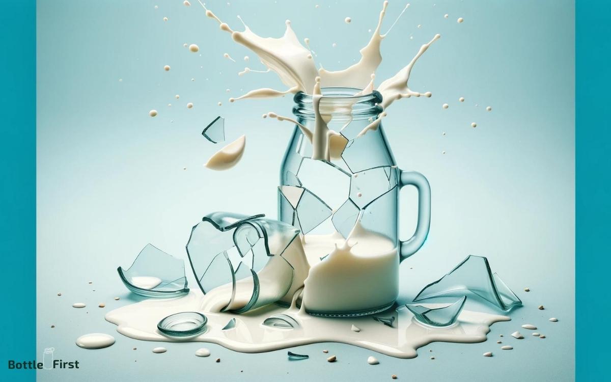 disadvantages of glass milk bottles