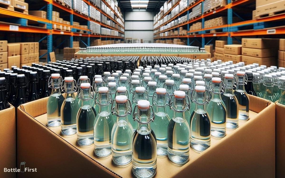 flip top glass bottles wholesale