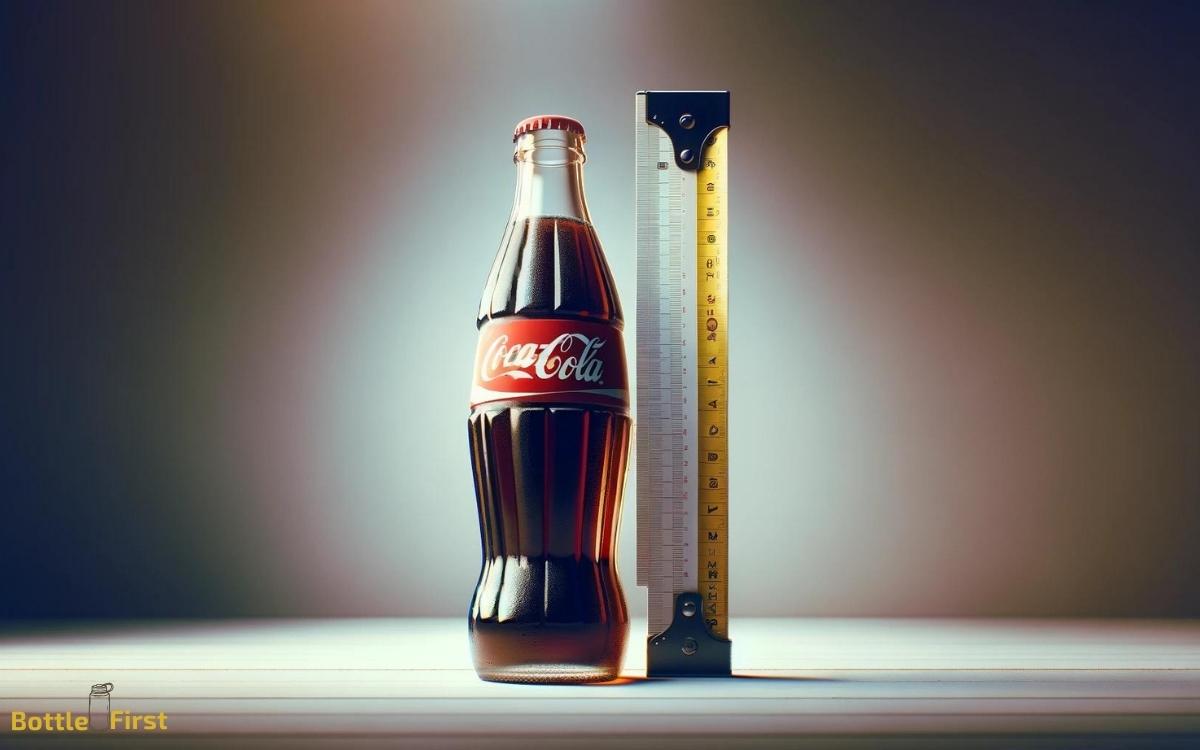 how tall is a glass coke bottle