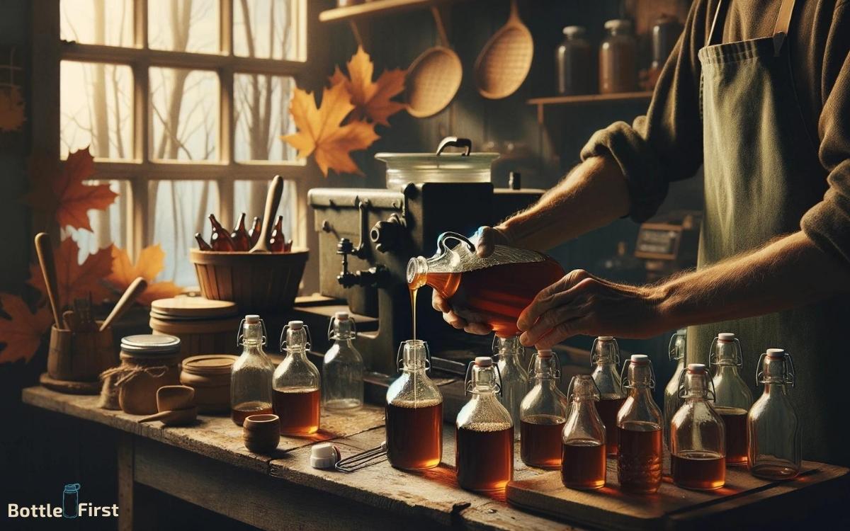 how to bottle maple syrup in glass bottles