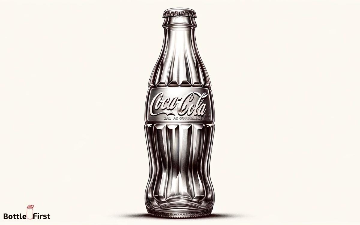 how to draw a glass coke bottle