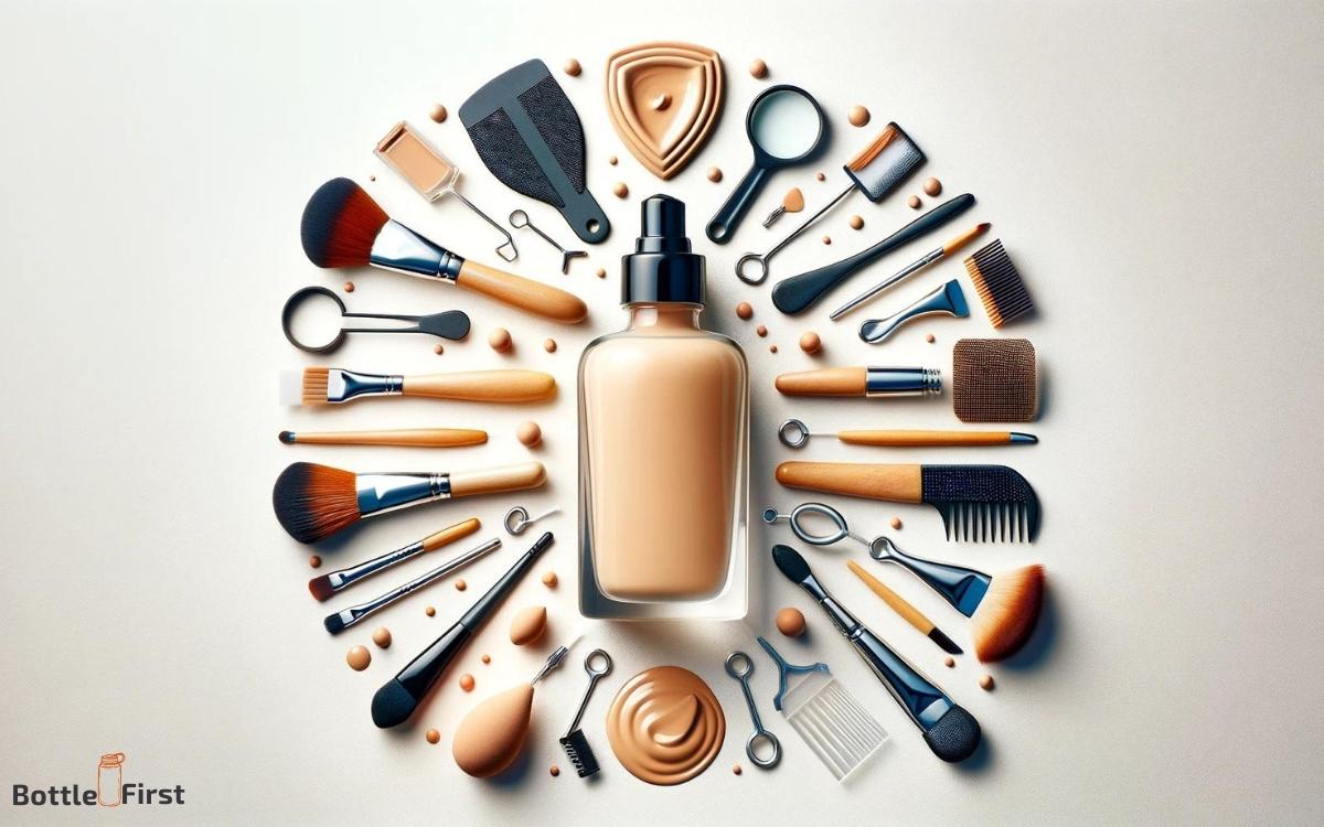 how to get all foundation out of glass bottle