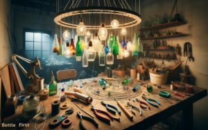 How to Make a Glass Bottle Chandelier? 5 Easy Steps!