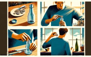 how to open a glass bottle with a coin 1