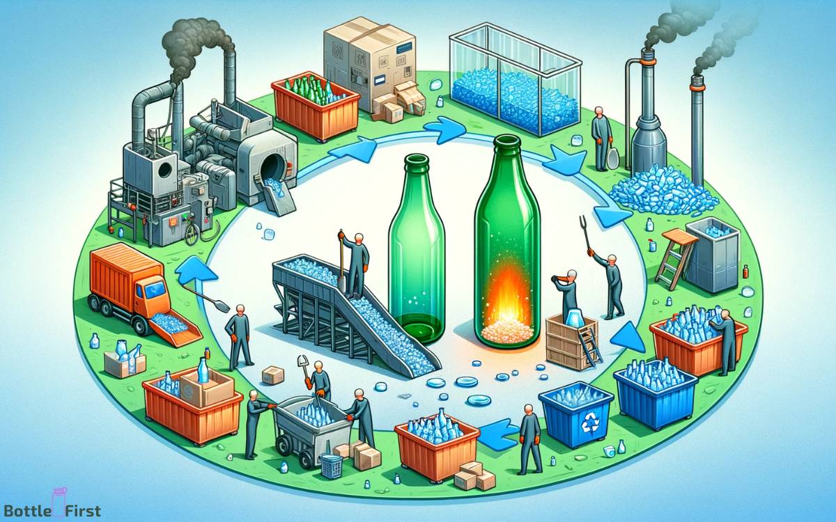 Process of Glass Bottle Recycling