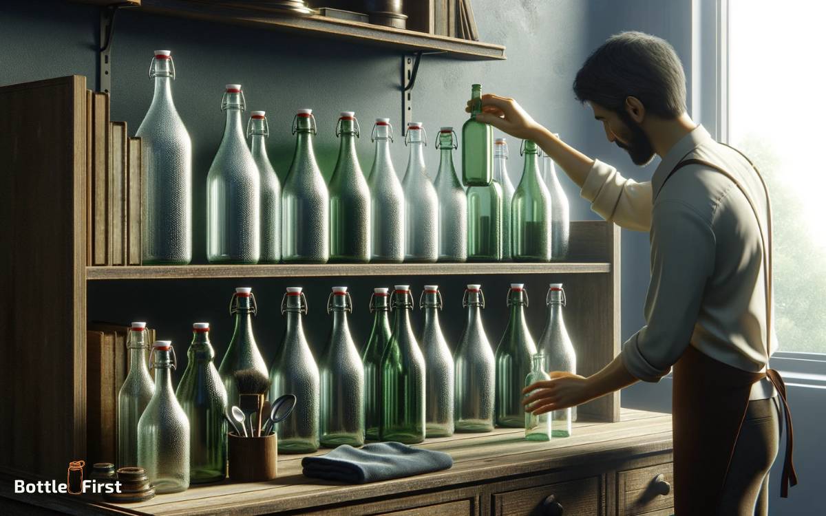 Storing or Displaying the Clean Bottles