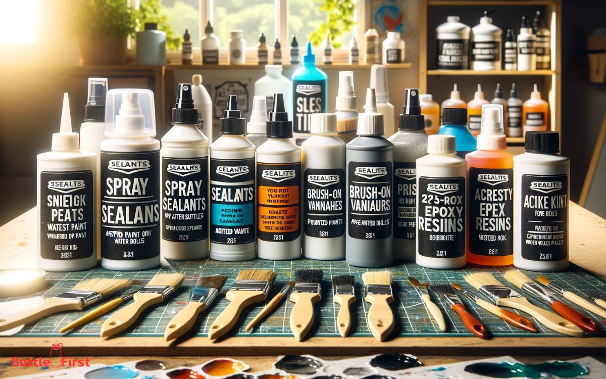 Choosing The Right Sealant For Acrylic Paint On Water Bottles