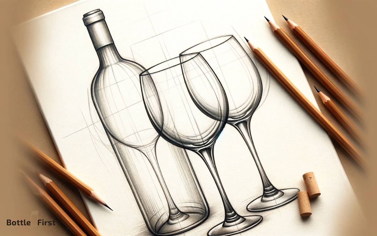 Drawing the Wine Glasses