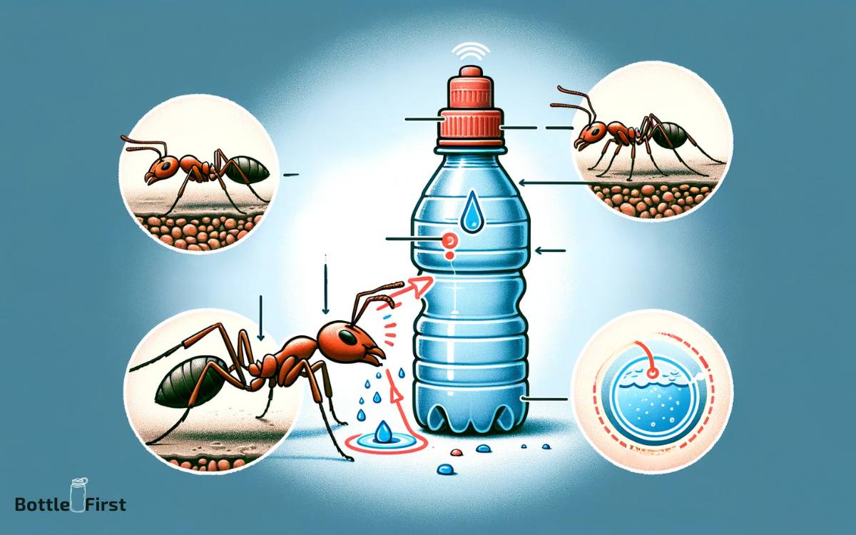 How Ants Detect Water Bottles