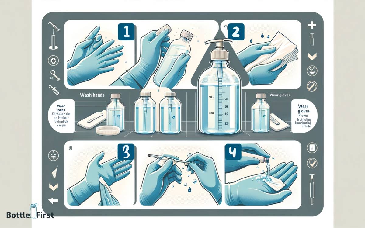 Recap Of The Key Steps For Opening Sterile Water Bottles