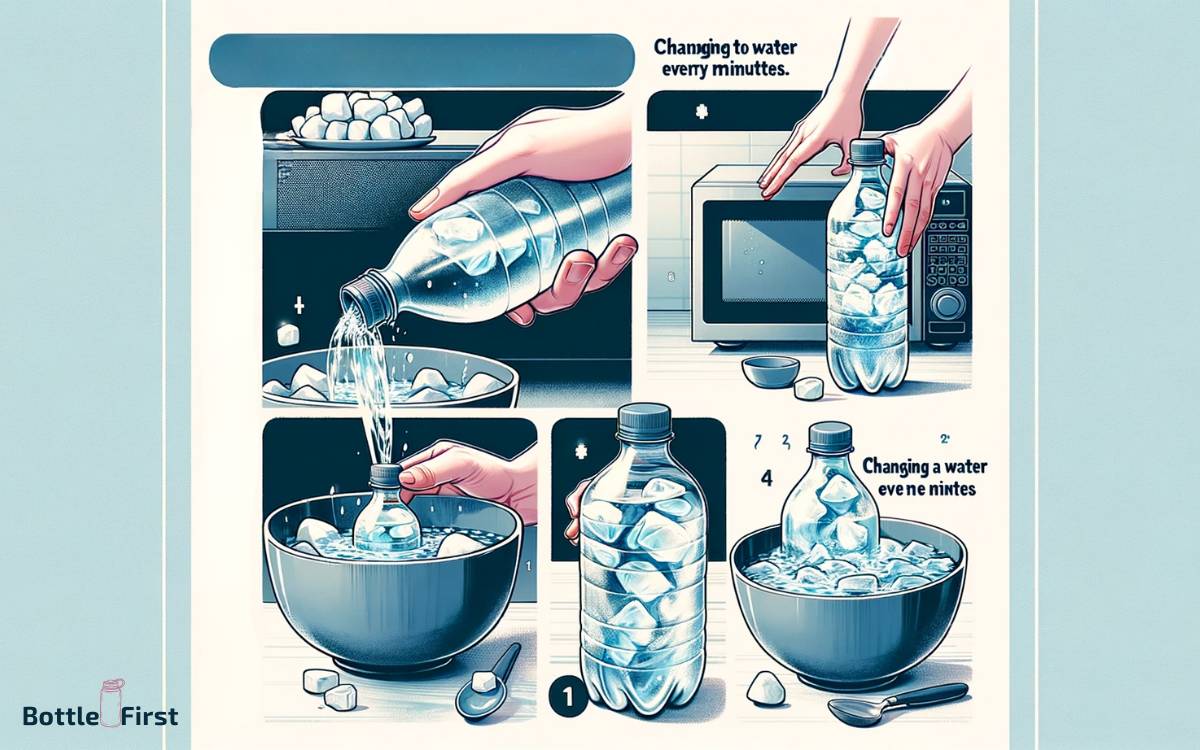 Steps for Thawing a Frozen Water Bottle