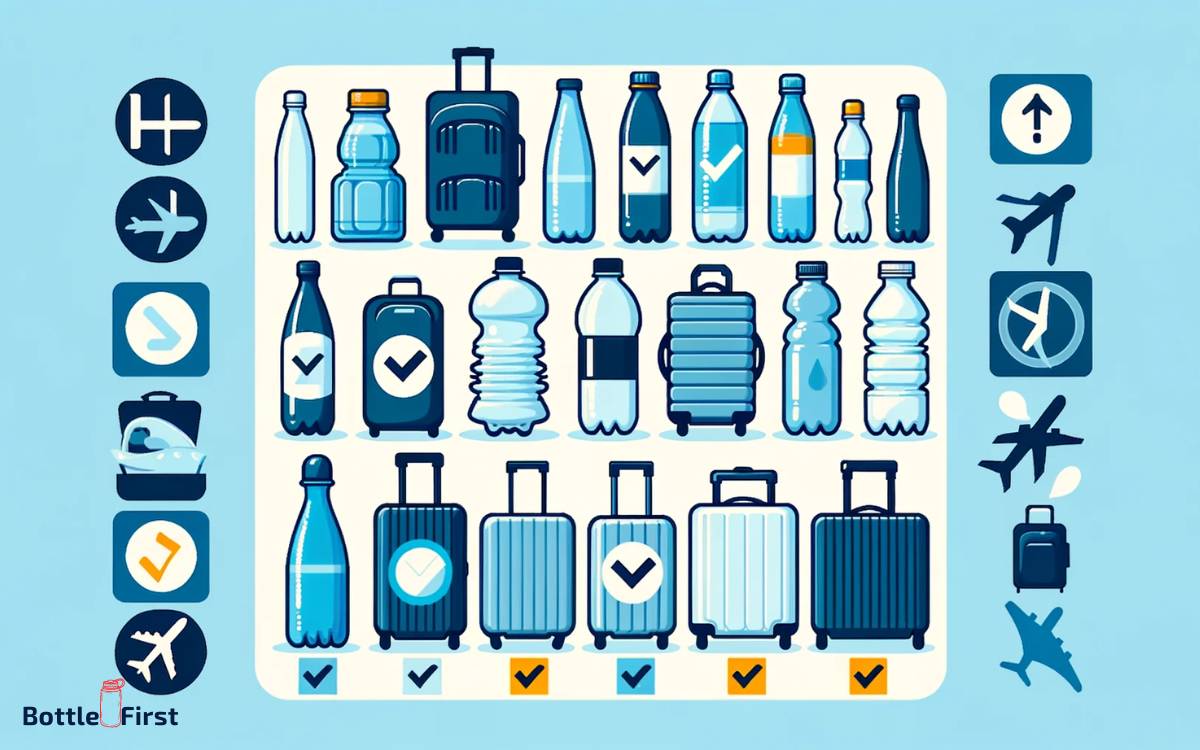 Types of Water Bottles Allowed in Checked Luggage